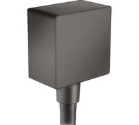 raccord de tuyau Axor Starck FixFit de taille artisanale avec disconnecteur et corniÃšre en plastique, Coloris: noir brossÃ© - 26455340