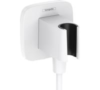 Hansgrohe Fixfit raccord coudé avec support blanc 26887700