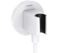 Hansgrohe Fixfit raccord coudé avec support blanc 26888700