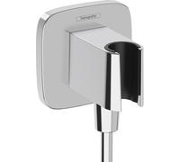 Hansgrohe Fixfit raccord coudé avec support chrome 26887000