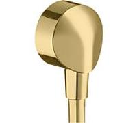 hansgrohe Fixfit raccord de tuyau E 27454990 DN 15, sans Clapet anti-retour , optique or poli