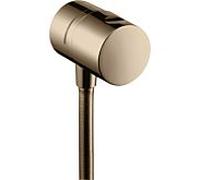hansgrohe Fixfit robinet d'arrêt 38882300 en saillie, or rouge poli