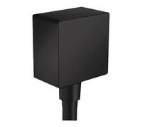 Hansgrohe Fixfit Square Noir - Uscita Mural Avec Valve Anti-retour 26455670