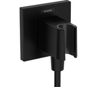 Hansgrohe Fixfit support de douchette incl. coude mural noir mat 26889670