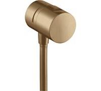 hansgrohe Fixfit vanne d'arrêt 38882140 en saillie, bronze brossé
