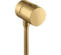 hansgrohe Fixfit vanne d'arrêt 38882250 en saillie, optique or brossé