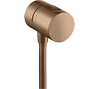 hansgrohe Fixfit vanne d'arrêt 38882310 en saillie, or rouge brossé