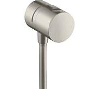 hansgrohe Fixfit vanne d'arrêt 38882800 en saillie, aspect acier inoxydable