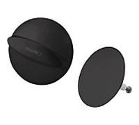 Hansgrohe Ensemble de finition Flexaplus 58185670 – Bonde et trop-plein, noir mat