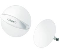 hansgrohe Flexaplus décoration match0 58185700 blanc mat, bonde / trop-plein