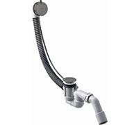 Hansgrohe Axor Flexaplus S set complet, garniture de vidage et de trop-plein, pour baignoires normales 58316, Coloris: Chrome noir brossé - 58316340