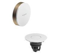hansgrohe Flexaplus Set de finition Garniture d'écoulement et de trop-plein, 58187140, Couleur: Bronze brossé