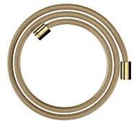 Hansgrohe Flexible de douche textile 28261990 1600 mm écrou cylindrique deux côtés optique or poli