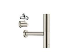 hansgrohe Flowstar set de siphon design 51304800 G 1 1/4, optique inox