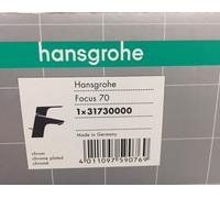Hansgrohe Focus 70 Incl.les Déchets Mélangeur Lavabo Robinet 31730000