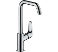 Hansgrohe Focus E2 Mitigeur lavabo avec bec haut pivotant incluant ComfortZone 240 chrome 31519000