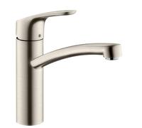 Hansgrohe Focus M41 mitigeur monocommande de cuisine 160, 1jet, Coloris: Finition en acier inoxydable - 31806800