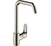 Hansgrohe Mitigeur de cuisine Focus M41 260 2000 Jet 31820800 – Bec orientable, aspect inox