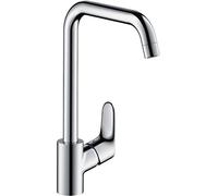 hansgrohe Focus M41 Mitigeur de cuisine 260, pour chauffe-eau instantané, 1 jet, chromé, 31822000