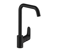 Mitigeur d'évier - bec haut carré - Noir Mat - Focus HANSGROHE