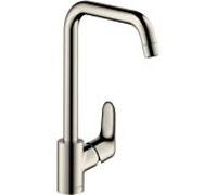 hansgrohe Focus Mitigeur d'évier M41 260 31821800 1jet, aspect inox