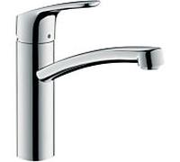 Hansgrohe Mitigeur de cuisine Focus 31806000 bec pivotant 3/8" chrome