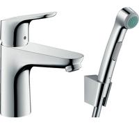 Hansgrohe Focus 100 Mitigeur bidet avec vidage et douchette chrome 31927000