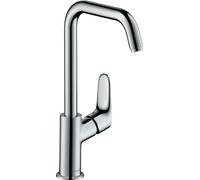 Hansgrohe Mitigeur monocommande lavabo Focus 240 bec orientable 120° sans timon chromé 31519000