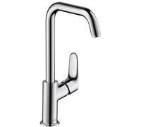 hansgrohe Focus 240 Mitigeur de lavabo orientable 31609000 avec garniture de vidage chromé