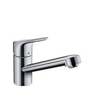 Hansgrohe Focus Robinet de cuisine 1 trou 100 m. bec pivotant à 360° chrome 71818000