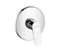 hansgrohe Focus E2 - Façade de mitigeur monocommande encastré pour 1 sortie chrome