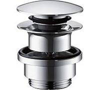 hansgrohe garniture de vidange 51300000 push-open, pour mitigeur lavabo et bidet, chromé