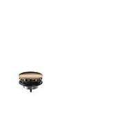 hansgrohe garniture de vidange 51301300 non verrouillable, pour lavabo, or rouge poli