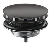 hansgrohe garniture de vidange 51301340 non verrouillable, pour lavabo, chrome noir brossé