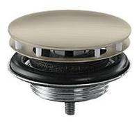 hansgrohe garniture de vidange 51301820 non verrouillable, pour lavabos, nickel brossé