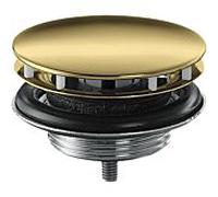 hansgrohe garniture de vidange 51301990 non verrouillable, pour lavabos, optique or poli