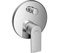 hansgrohe Garniture Rebris E 72469000 robinetterie de baignoire encastrée, 2 Verbraucher , avec combinaison de sécurité intégrée, chromé