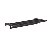 hansgrohe AddStoris Tablette porte-serviettes avec porte-serviettes, 41751670, Couleur: Noir Mat