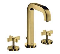 Hansgrohe hansgrohe Axor Citterio 3 trous Mitigeur lavabo 170 mm, croix, tirette, chrome, poli Quantité:1