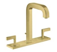 Hansgrohe hansgrohe Axor Citterio A Robinet lavabo 3 trous 170 140 mm, avec tirette, chromé, brossé Quantité:1