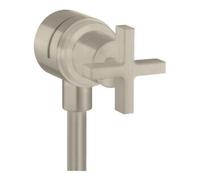 Hansgrohe hansgrohe Axor Citterio Arrêt avec clapet anti-retour, croix, nickel brossé Quantité:1