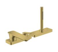 Hansgrohe hansgrohe Axor Citterio C cub cut Mitigeur mural 3 trous, poli or optic, Déport 155 mm Quantité:1