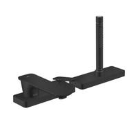 Hansgrohe hansgrohe Axor Citterio C cubic cut Mitigeur mural 3 trous, noir mat, déport 155 mm Quantité:1