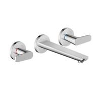 Hansgrohe hansgrohe Axor Citterio C Robinet lavabo 3 trous encastré mural, chrome, bec 193 mm Quantité:1