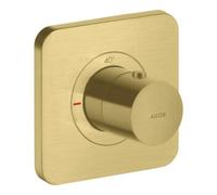 Hansgrohe hansgrohe Axor Citterio E Ensemble complet Thermostat encastré 120x120mm, laiton brossé Quantité:1