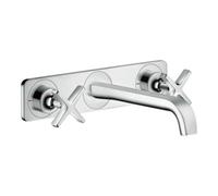 Hansgrohe hansgrohe Axor Citterio E Kit complet Mitigeur lavabo encastré 3 trous, bec 220 mm, chrome, poli Quantité:1