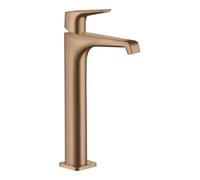 hansgrohe AXOR Citterio E mitigeur monocommande de lavabo 250 avec béqu'ille sans timon, 36113310, Couleur: Or rouge brossé