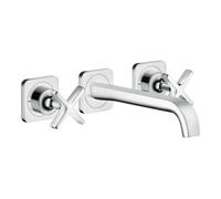 Hansgrohe hansgrohe Axor Citterio E Set complet Mitigeur lavabo encastré 3 trous, bec 220 mm, rosace, chrome Quantité:1