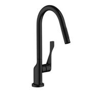 Hansgrohe hansgrohe Axor Citterio EcoSmart SPT 250 mit douchette extractible, noir mat Quantité:1