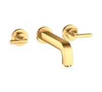 Hansgrohe hansgrohe Axor Citterio Ensemble de montage prêt à poser mitigeur lavabo encastré 3 trous, levier, or poli optique Quantité:1